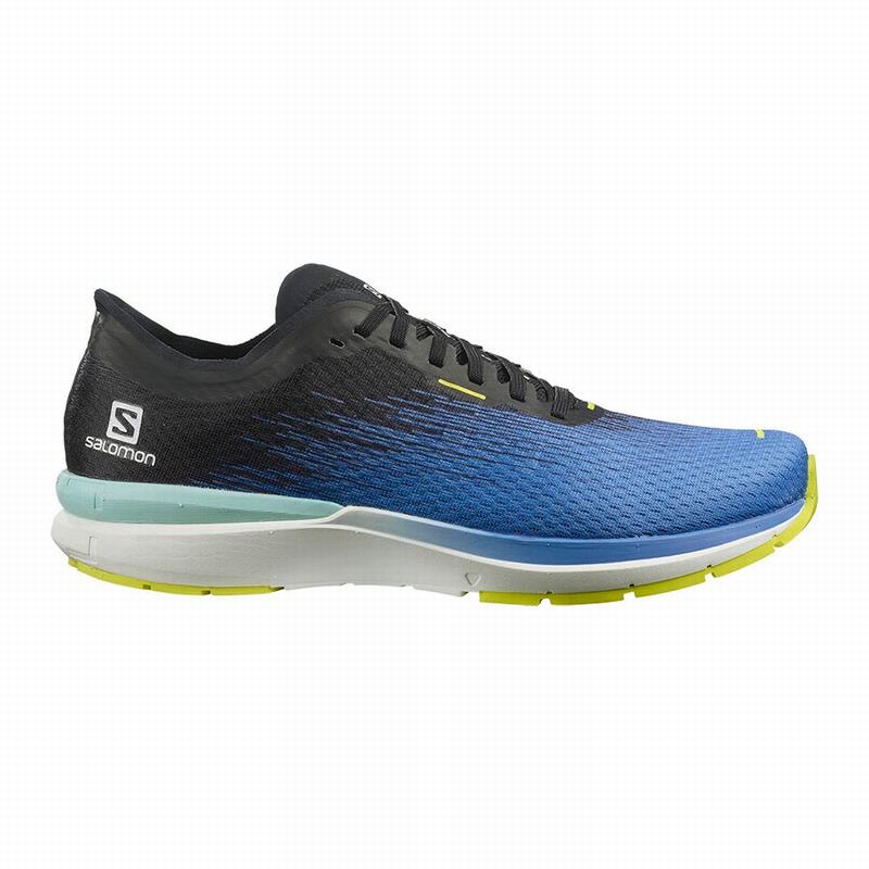 Salomon SONIC 4 ACCELERATE Zapatillas De Running Hombre - Azules / Blancas - Colombia (65871-TGOM)